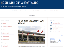 Tablet Screenshot of hochiminhcityairport.com